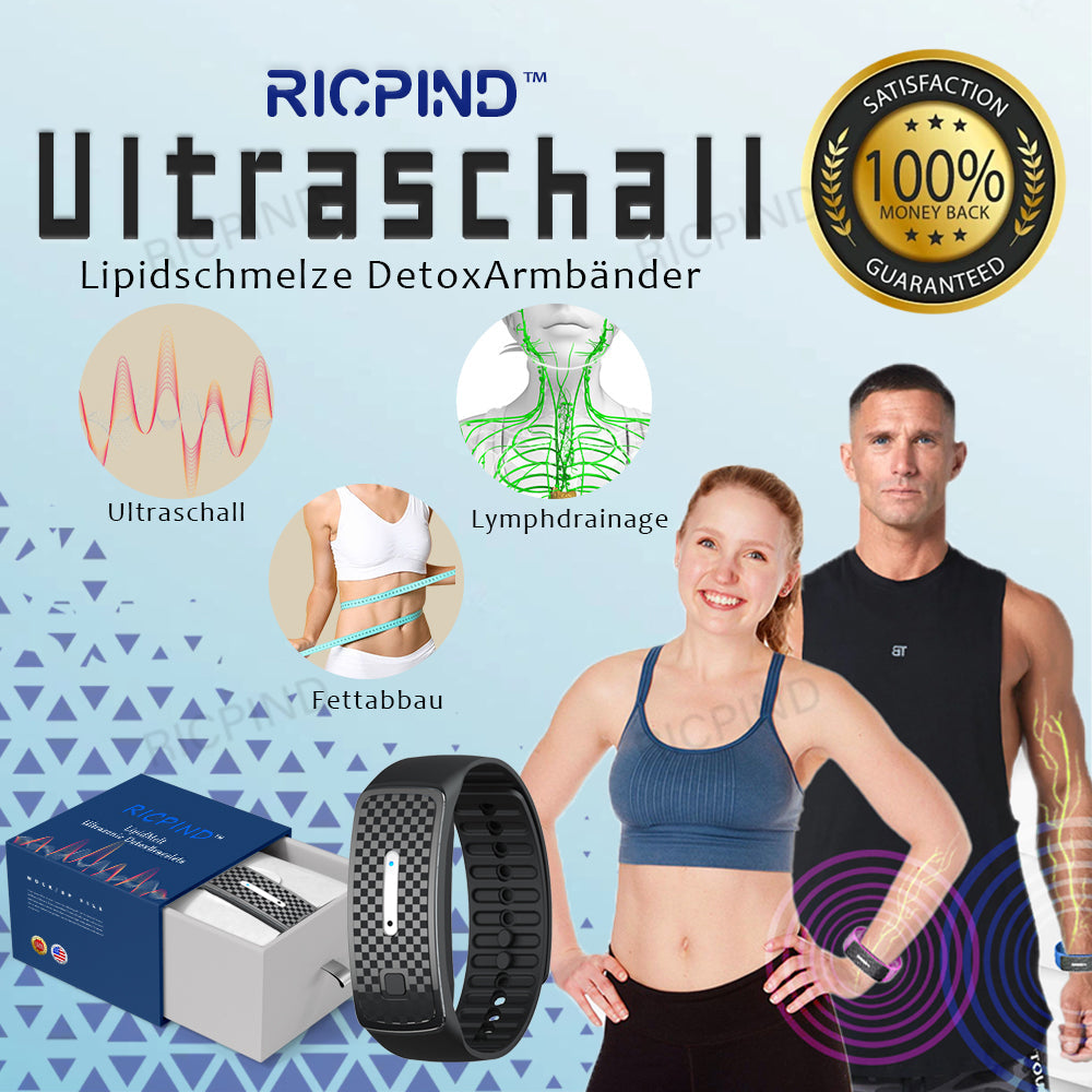 Lipidschmelze Ultraschall DetoxArmbänder