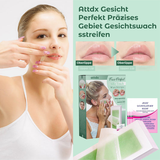 ATTDX GesichtPerfekt Präzises Gebiet Gesichtswachsstreifen