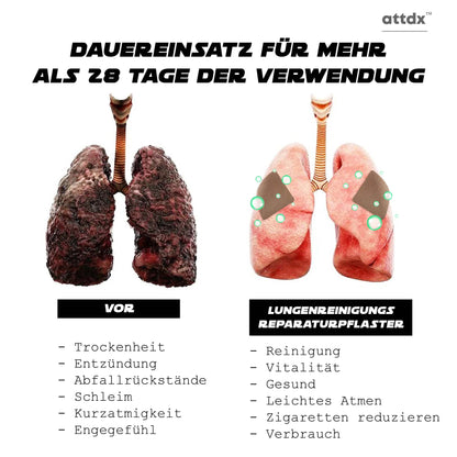 ATTDX FrischerAtem Kräuterlunge Tiefenreiniger Aufnäher