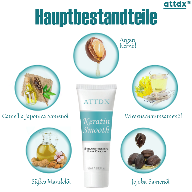 ATTDX Keratin Glanz Haarglättungscreme