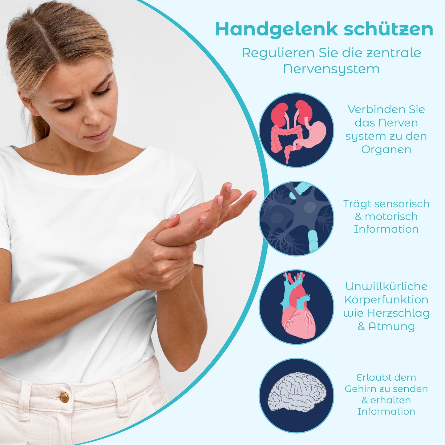 ATTDX MagnetErleichterung Handgelenkschutz Therapie Handschuhe