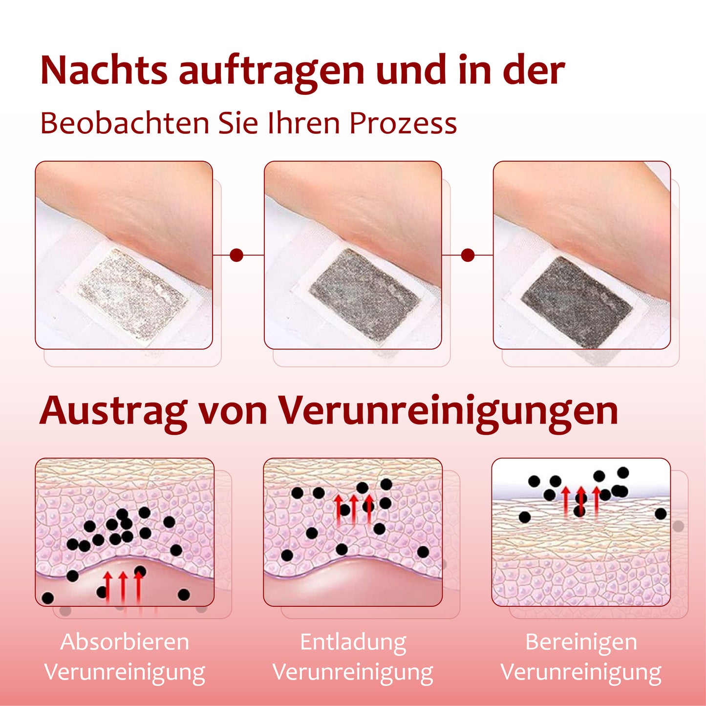 ATTDX Schlaf BeruhigungEntgiftung Fußpads