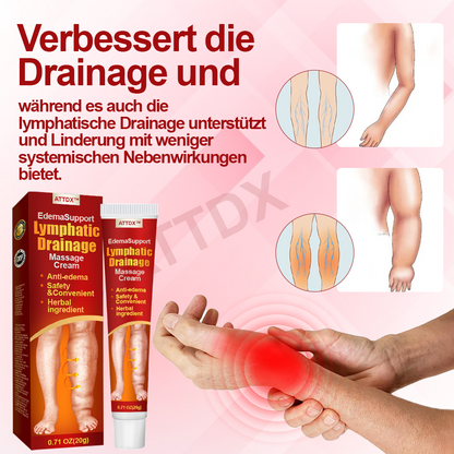 ATTDX™ Ödemunterstützende Lymphdrainage Massagecreme