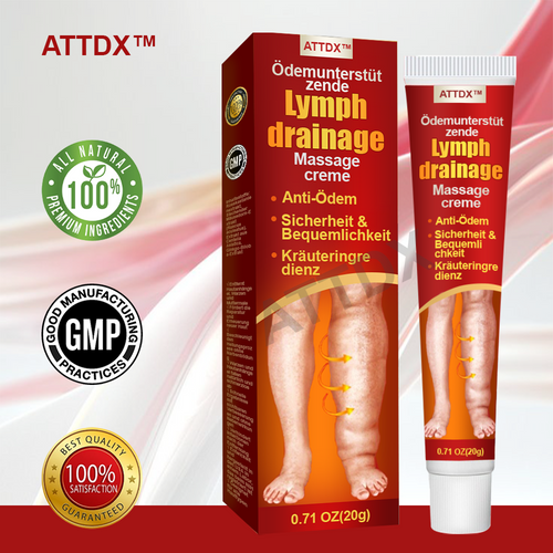 ATTDX™ Ödemunterstützende Lymphdrainage Massagecreme