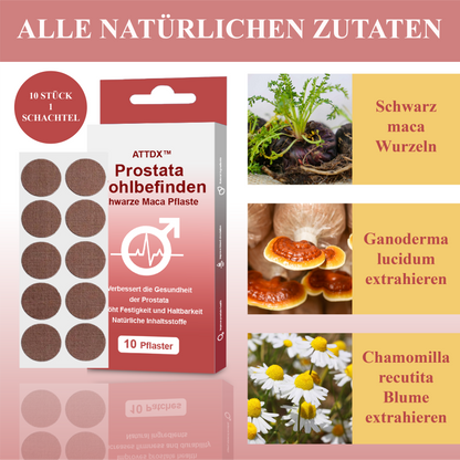 ATTDX™ Prostata Wohlbefinden Schwarze Maca Pflaste