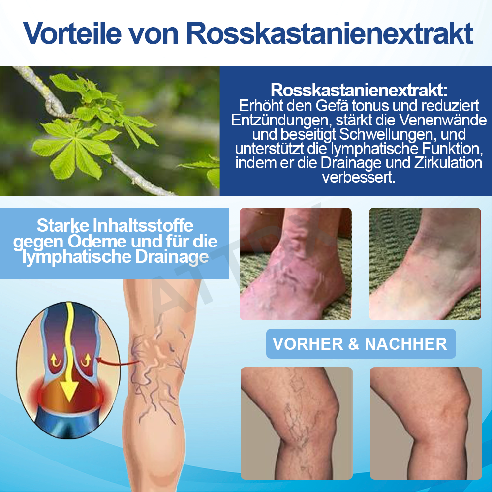 ATTDX™ SchwellungsLinderung Lymphdrainage Massagecreme