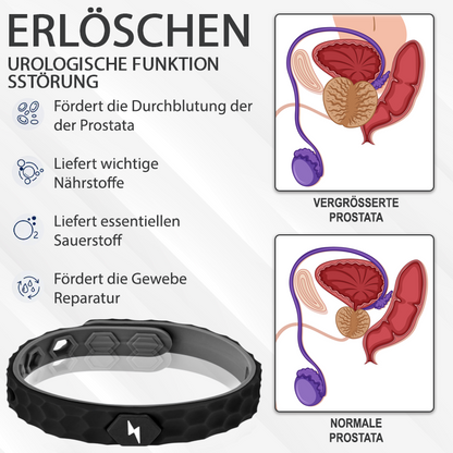 ProstaIon™ Ionischer Männer Wellness Armband