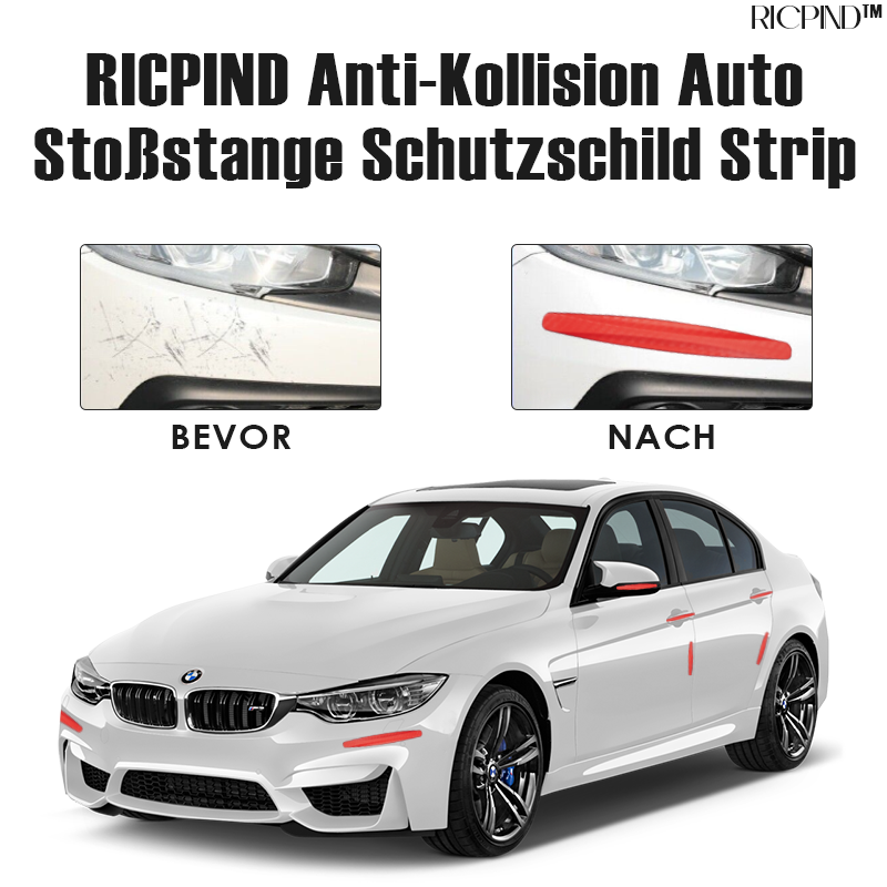 RICPIND Anti-Kollision Auto Stoßstange Schutzschild Strip