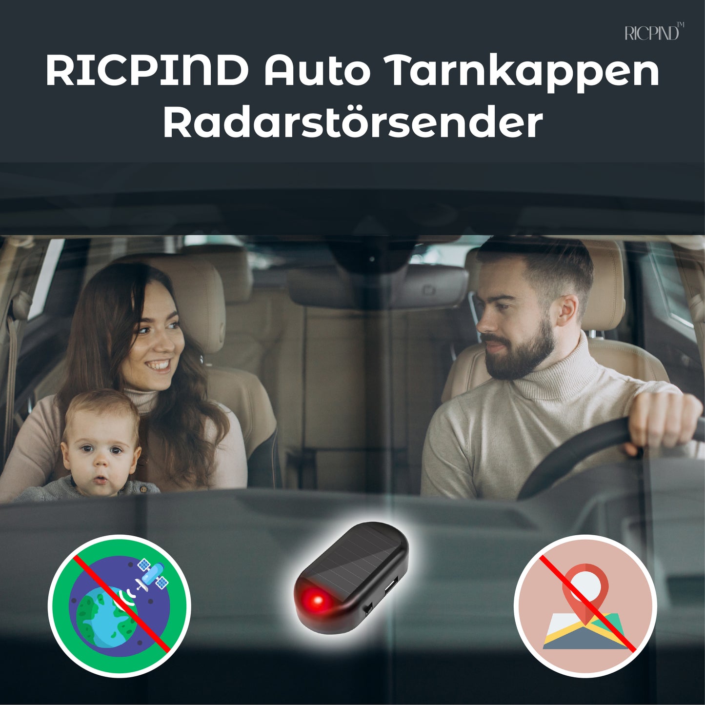 RICPIND Auto Tarnkappen-Radarstörsender