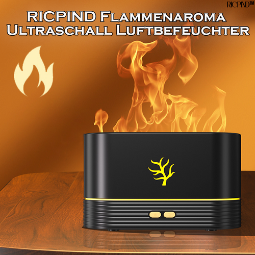 RICPIND Flammenaroma Ultraschall Luftbefeuchter