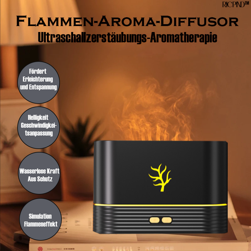 RICPIND Flammenaroma Ultraschall Luftbefeuchter