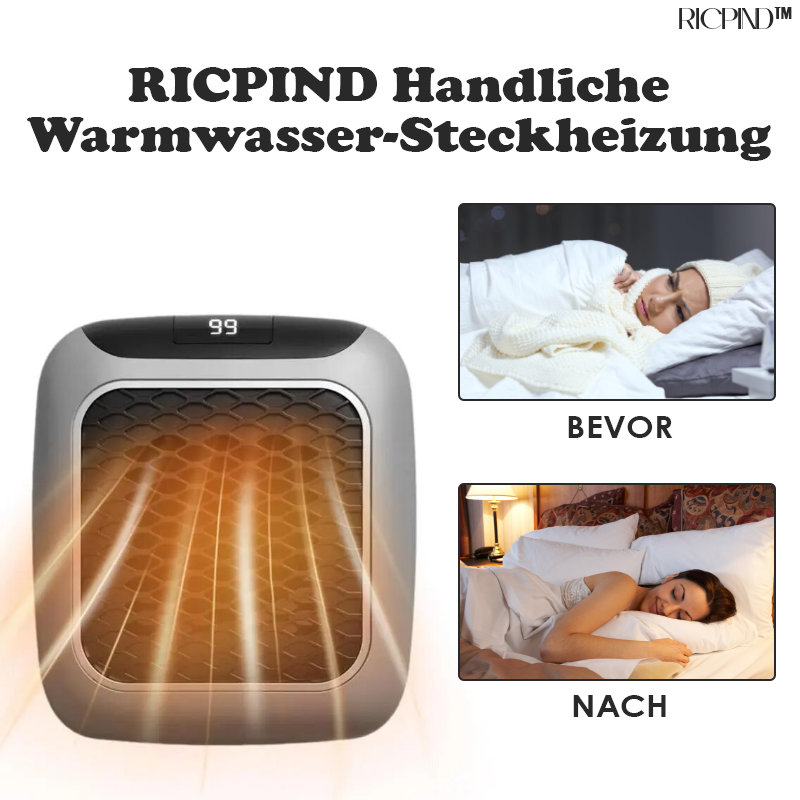 RICPIND Handlicher Schädlingsbekämpfer Warm Wave Plug-In Repeller-Heizung