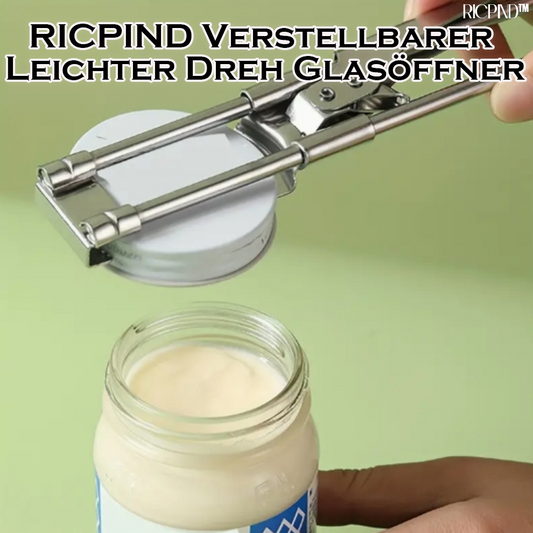 RICPIND Verstellbarer Leichter Dreh Glasöffner