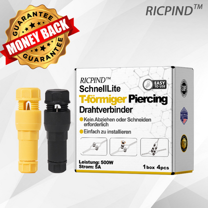 RICPIND™ SchnellLite T-förmiger Piercing Drahtverbinder