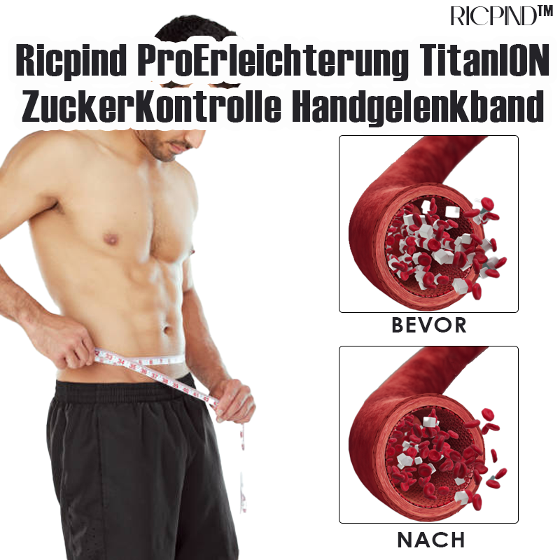 RICPIND TitanION ZuckerKontrolle Handgelenkband