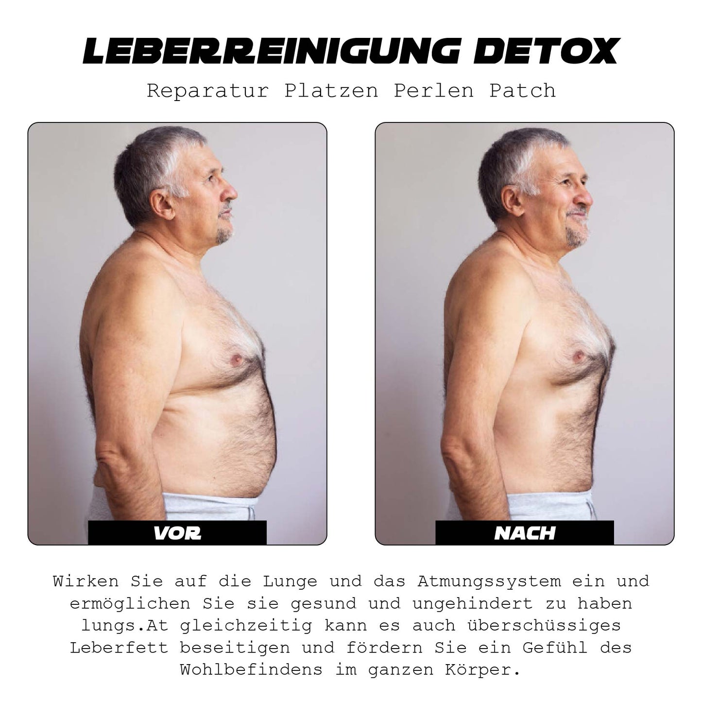 ATTDX Antioxidationsmittel LeberReinigung Aufnäher