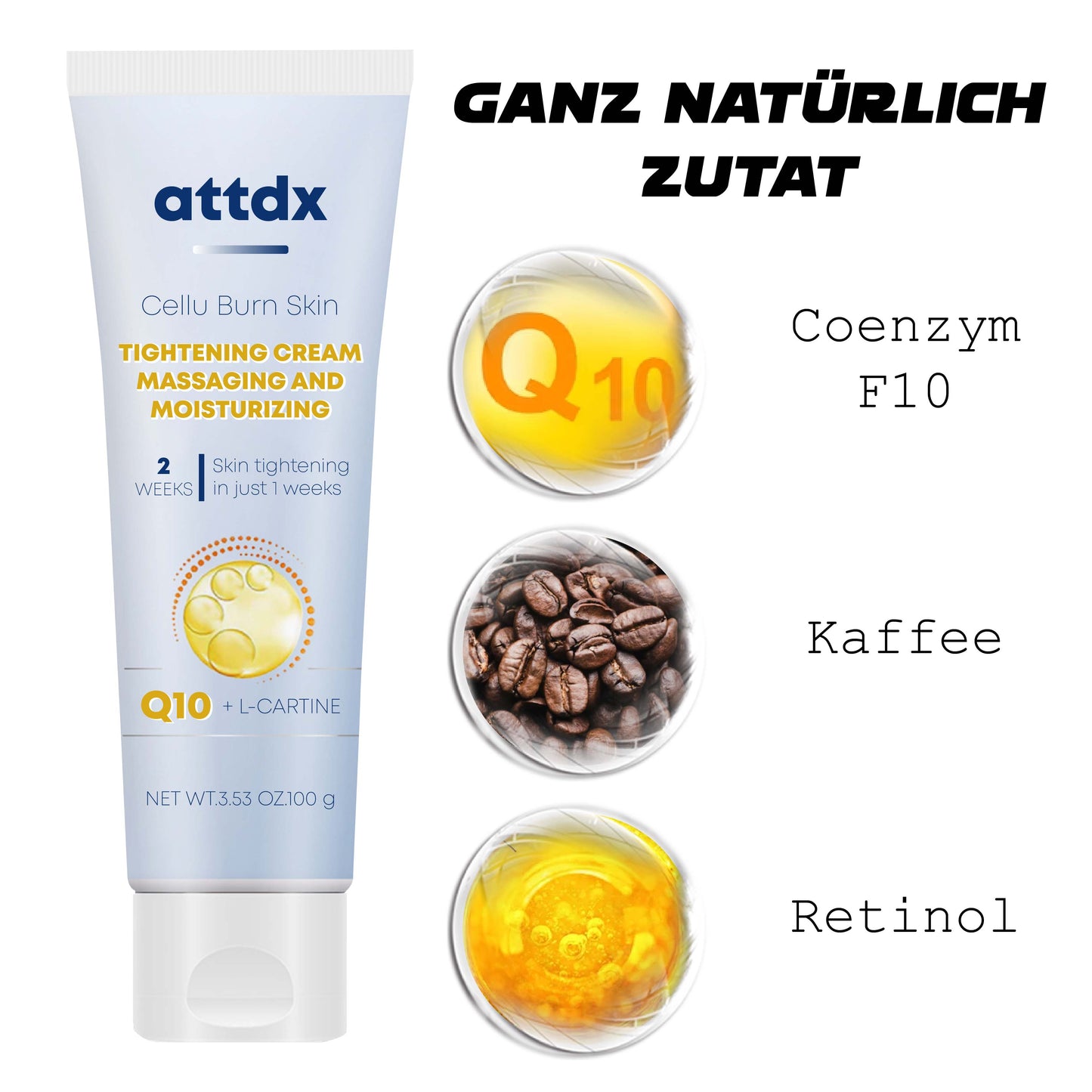 ATTDX CelluBrennen HautAnziehen Creme