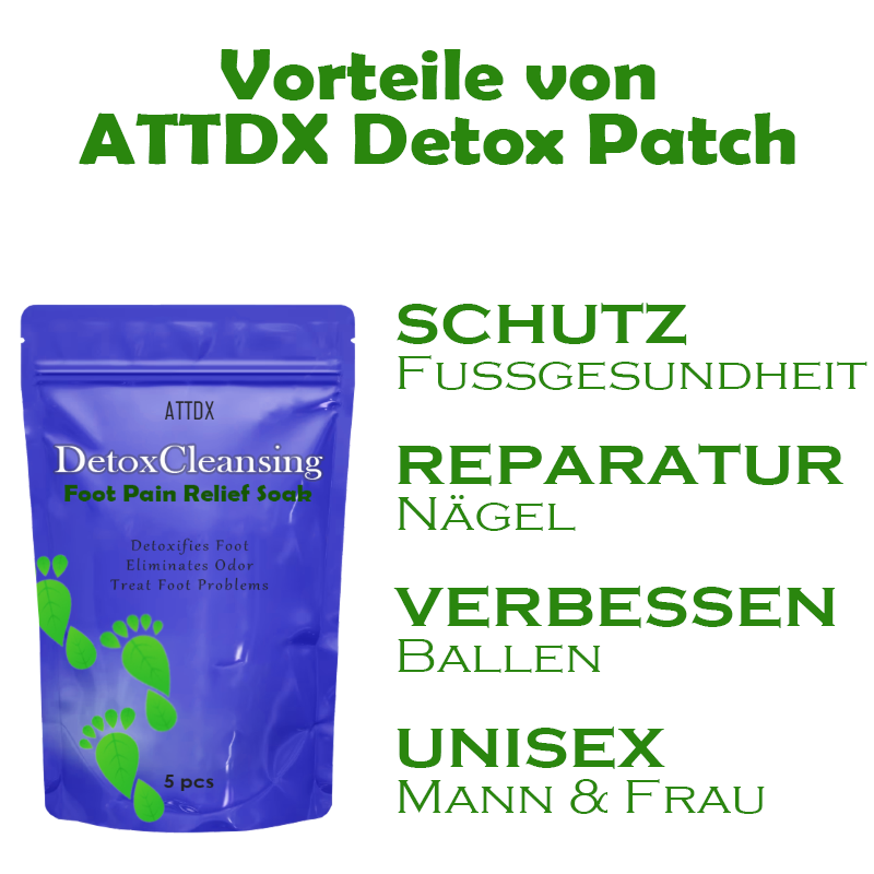 ATTDX EntgiftungCleansing FußSchmerz Relief Einweichen