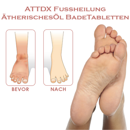 ATTDX Fußheilung ÄtherischesÖl BadeTabletten