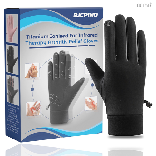 RICPIND Titan Ionisiert Fern Infrarot Therapie ArthritisRelief Handschuhe