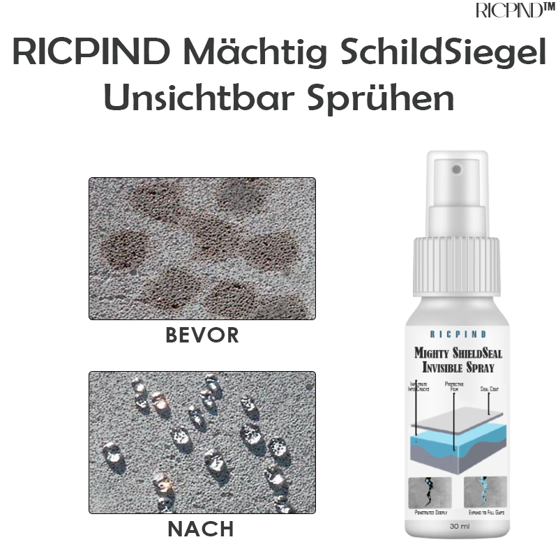 RICPIND Mächtig SchildSiegel Unsichtbar Sprühen