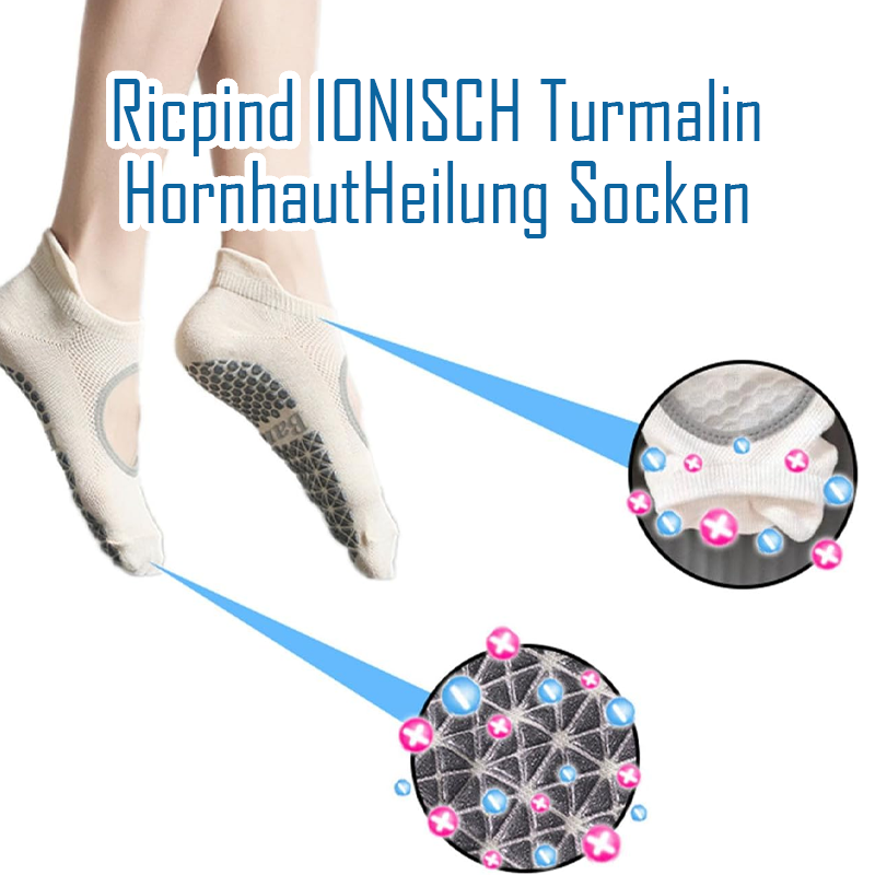 Ricpind IONISCH Turmalin HornhautHeilung Socken